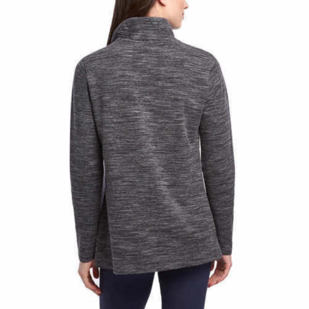 Danskin Women's long French Terry  Wrap Jacket - Picture 6 of 8